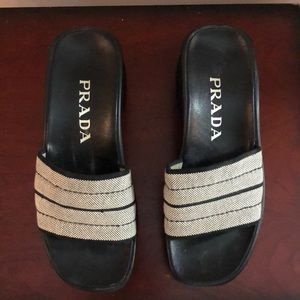 Prada platform sandals